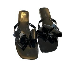 Jeffrey Campbell 3-D Bow Sandals Women’s Size 9 | Black